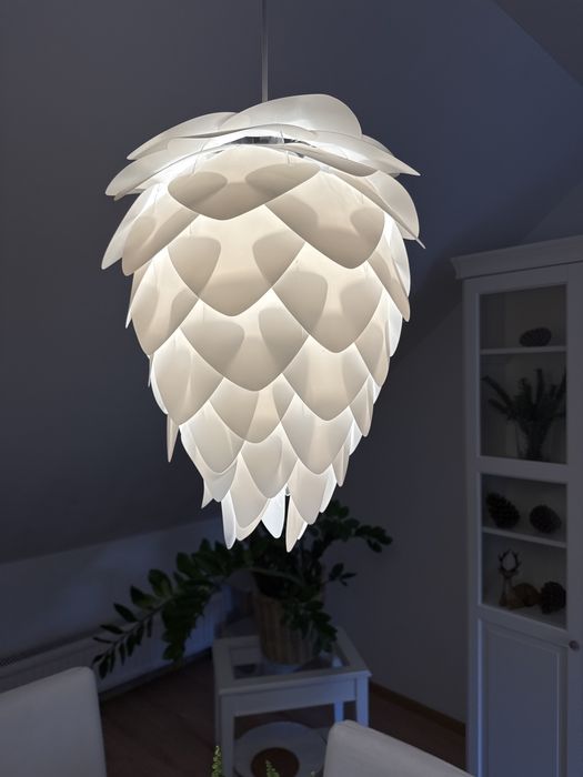2szt. Umage Conia medium , szyszka- efektowna lampa wisząca, biała