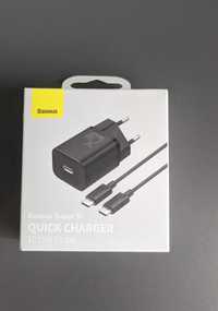 Зарядний пристрій Baseus Super Si Quick Charger 25W + кабель Type-C
