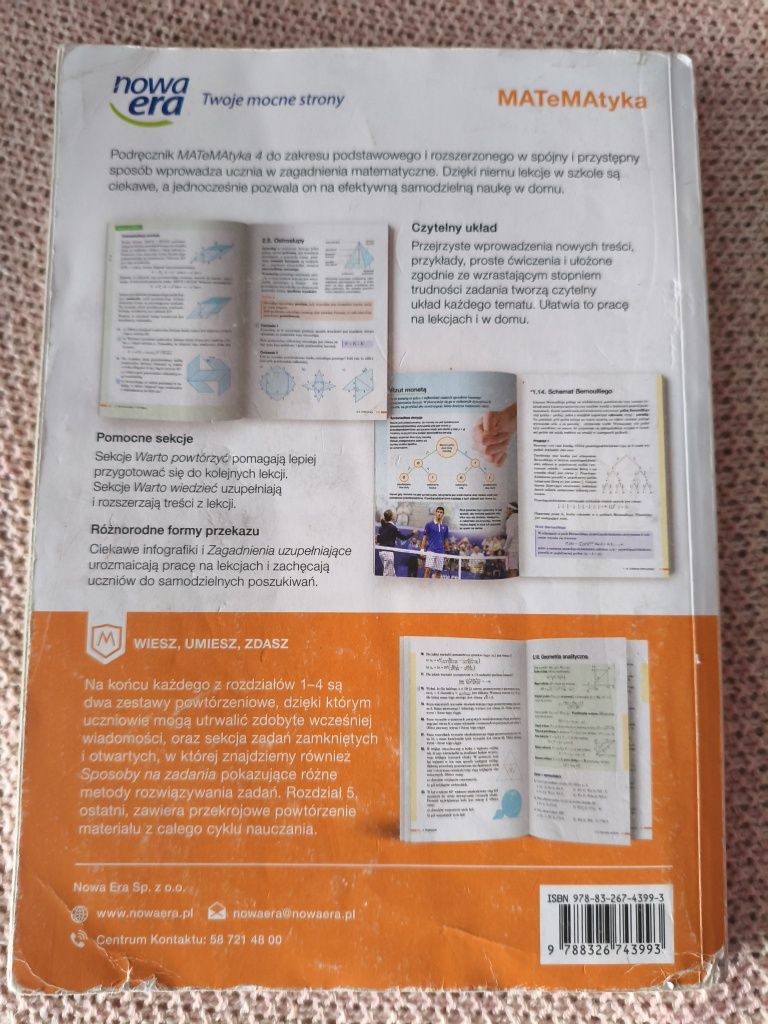Matematyka 4 zakres podstawowy i rozszerzony
