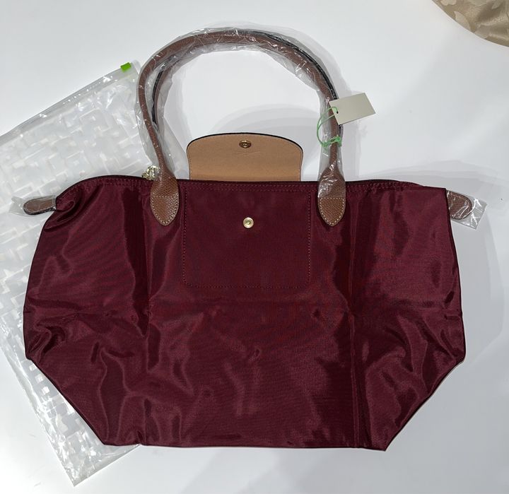 Longchamp Vermelho Vinho L