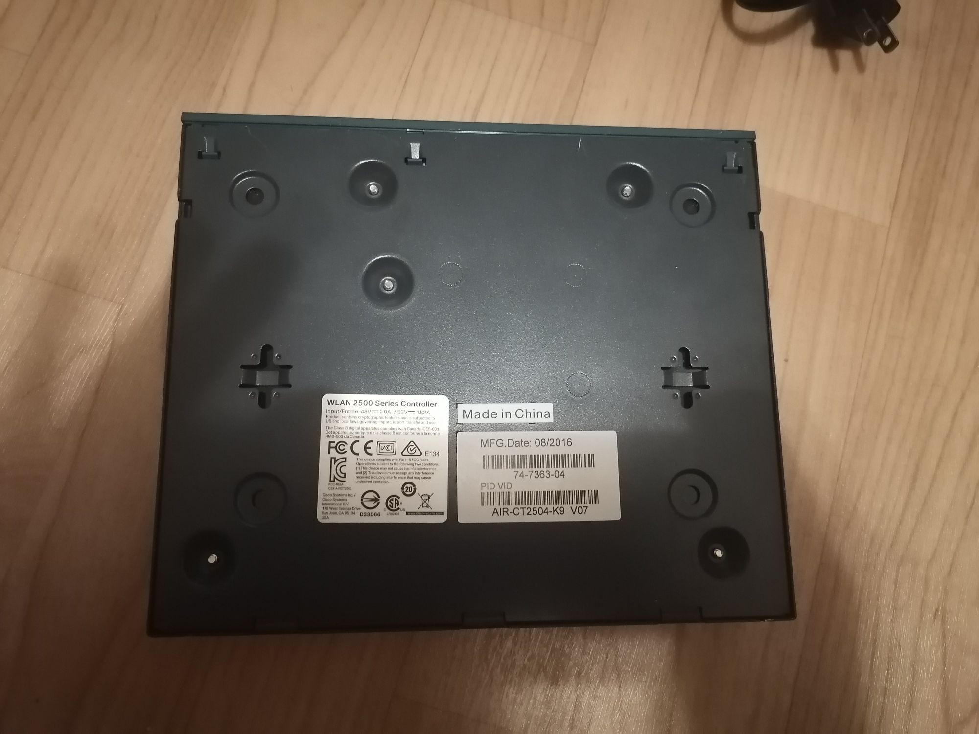 Cisco Wireless controller WLC 2500 series 2504 v07 контроллер беспрово