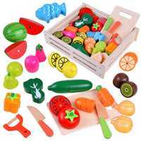 Owoce, warzywa do zabawy dla dzieci, na magnes