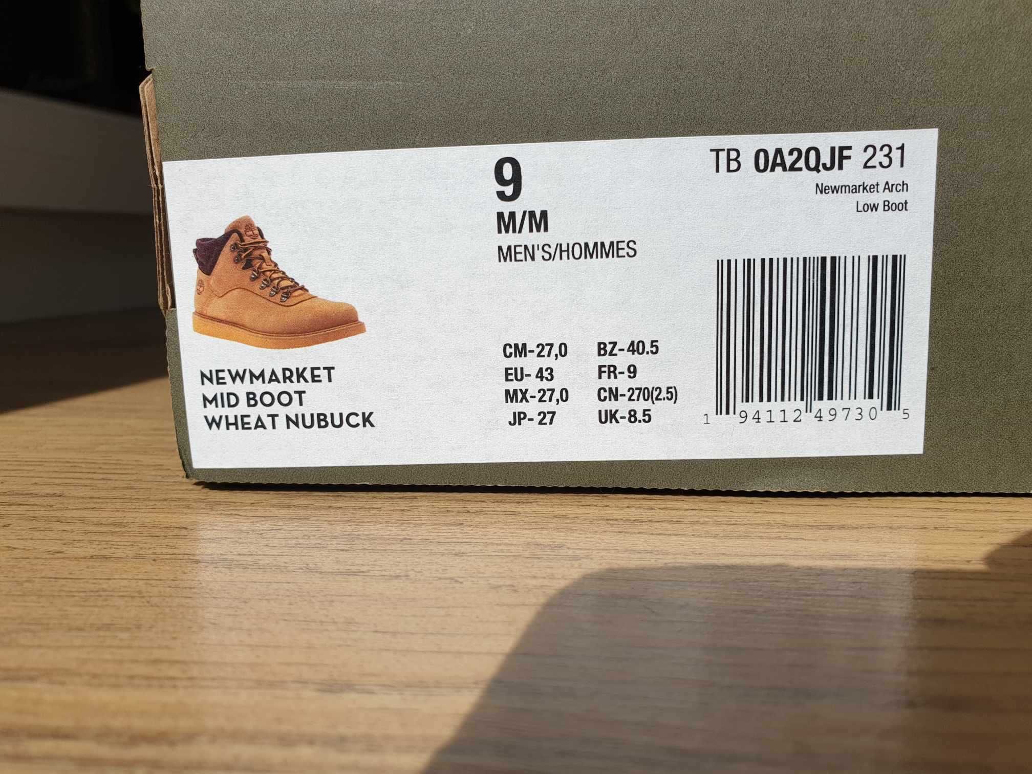 Buty męskie Timberland NEWmarket r.43