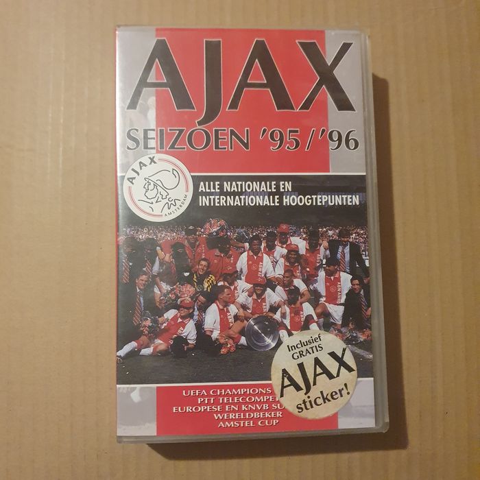 Kaseta vhs Ajax Amsterdam sezon 95/96