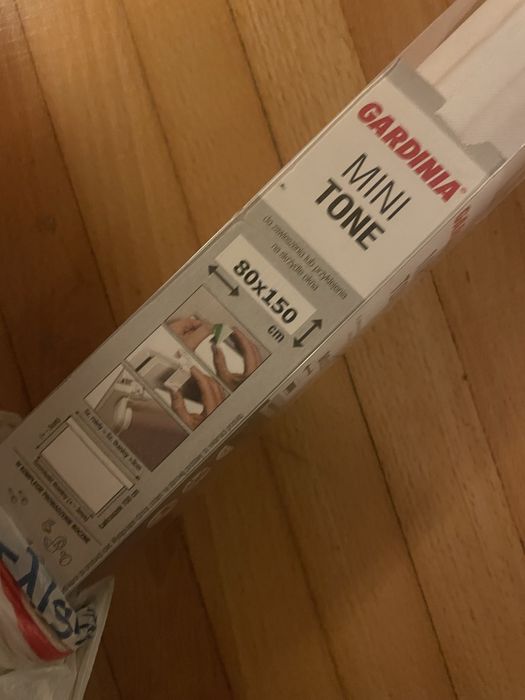 Nowa roleta 80x150 biala czesciowozaciemniajaca -odbior osobisty