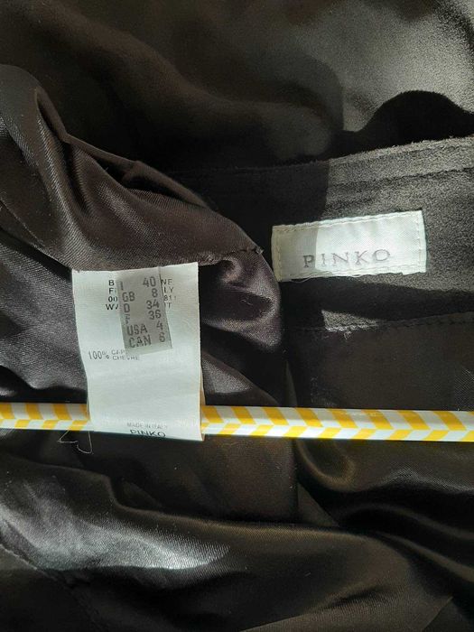 Юбка из натуральной замши. Юбка замшевая PINKO.