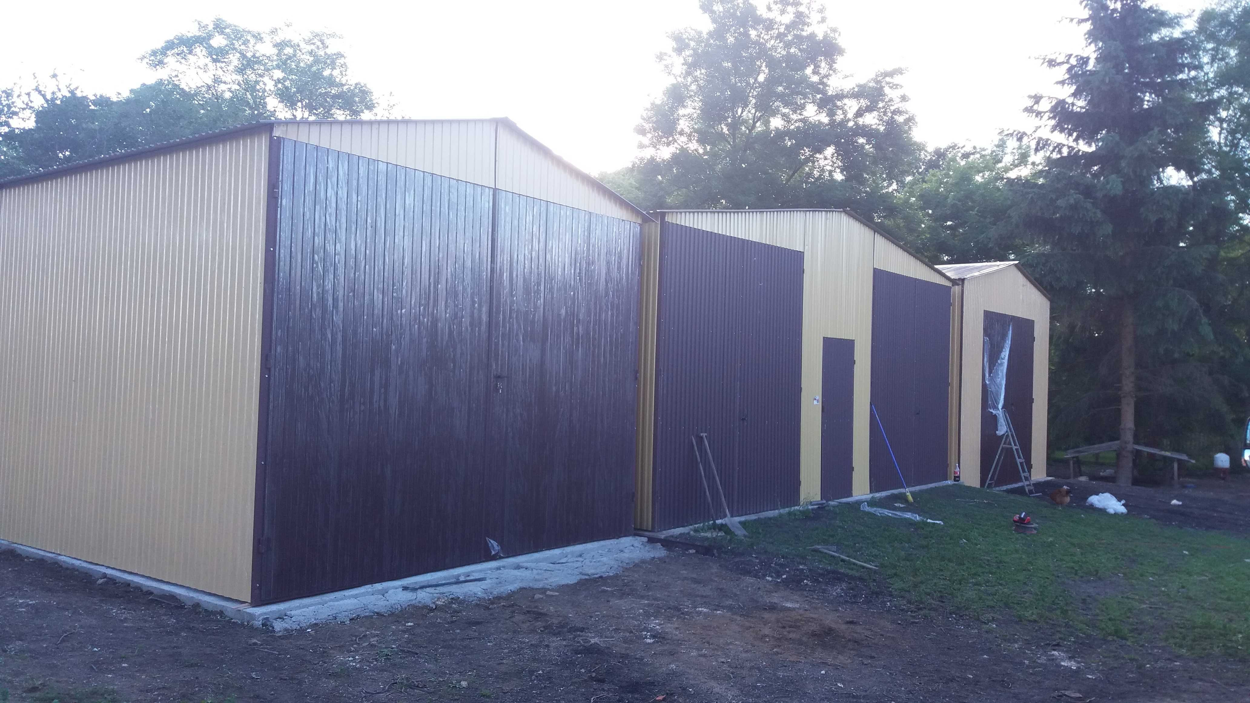 Garaż blaszany 7,5 x 6 Magazyn Wiata Garaż blaszak 7x6 6x8 5x9 6x6 7x7