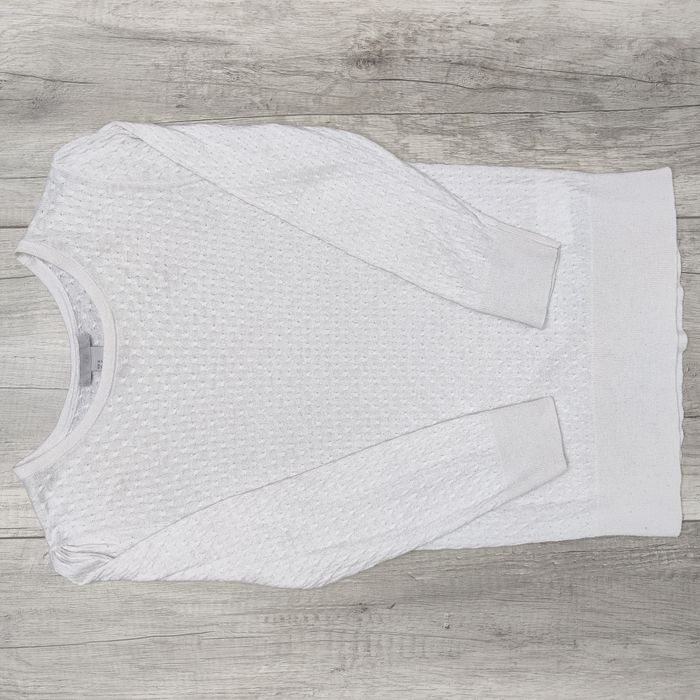 Kremowy sweterek damski z rękawem 3/4, sweter, H&M, rozmiar M / 38