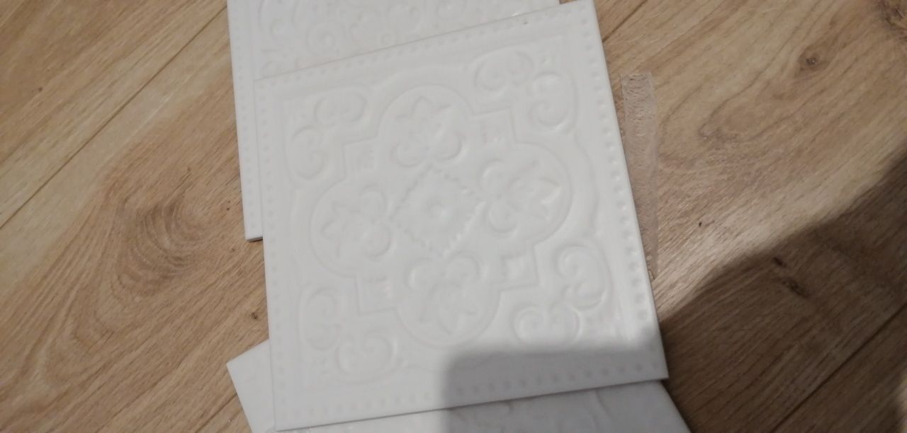 Płytki PARADYŻ 20x20cm Classy Chic Bianco Struktura A, B, C Klasyczne