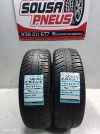 2 pneus semi novos 175-65r14 dunlop - oferta dos portes