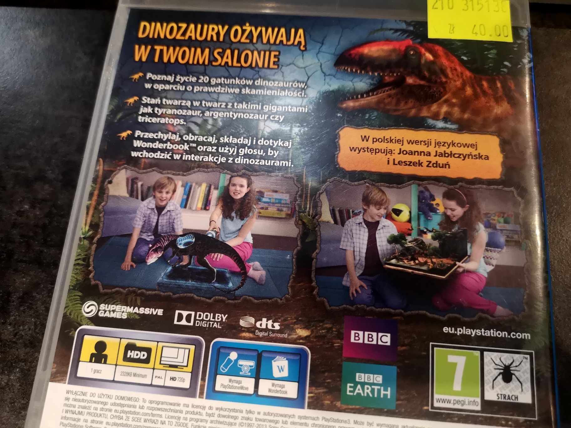 Wędrówki z Dinozaurami PS3 gra PL Move (możliwość wymiany) sklep