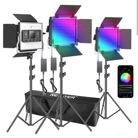 Painel de Led Neewer 660 RGB para foto e video (Selado e embalado)