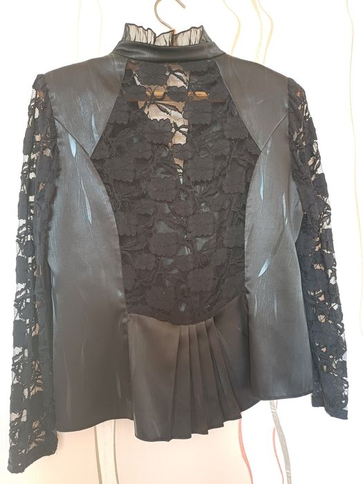 Женский черный нарядный костюм. Пиджак элегантный. размер 50-54