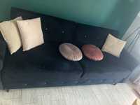 Sofa czarna styl loft