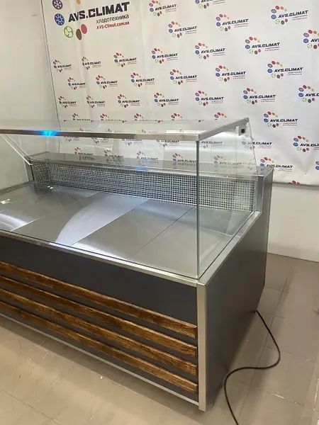 Холодильна вітрина нова б/у MAGGIORE пряме гнучке скло гарантія