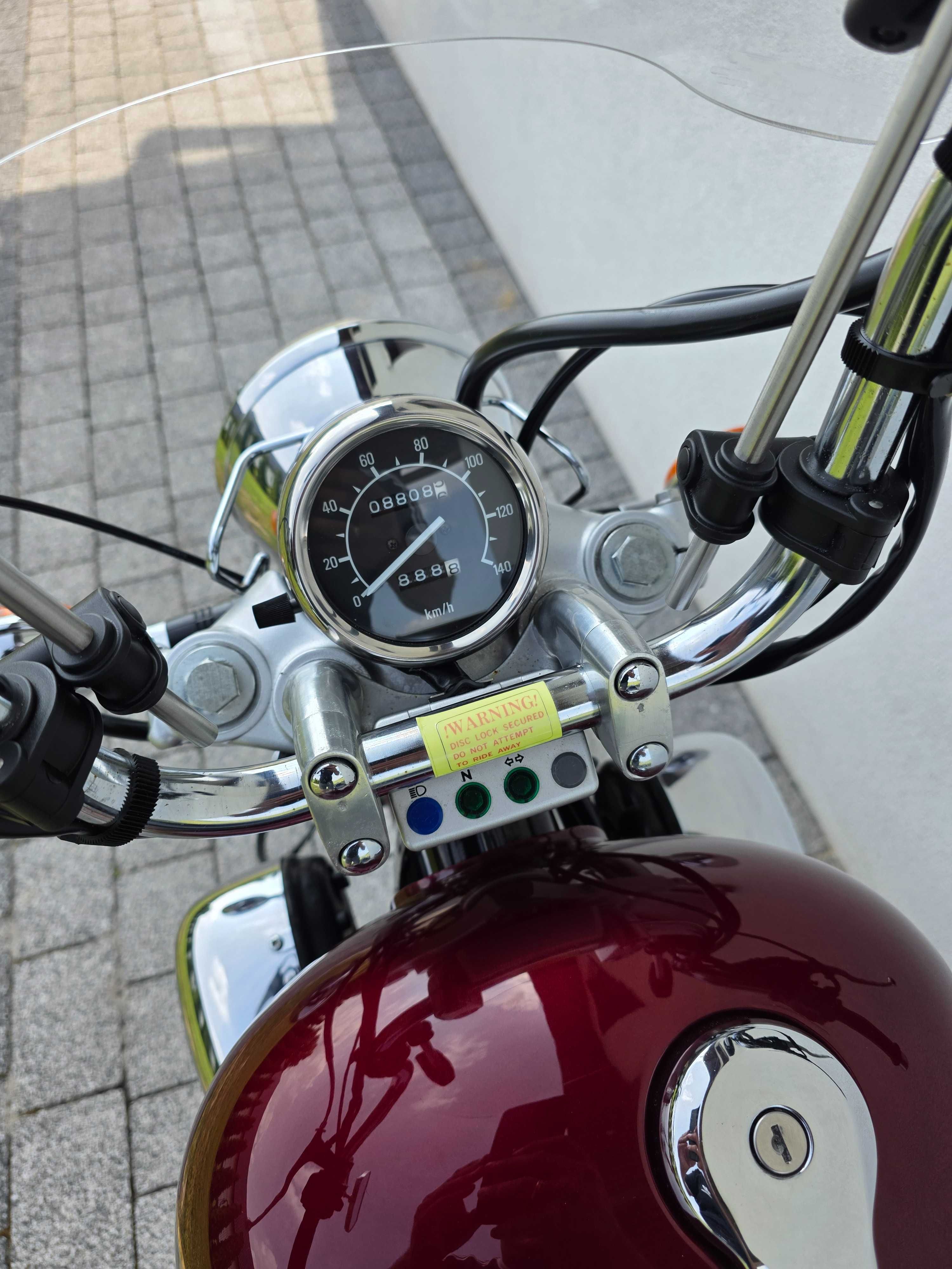 Yamaha Virago XV 125 tylko 9tysKM kat. B lub A1 Super Stan z Niemiec