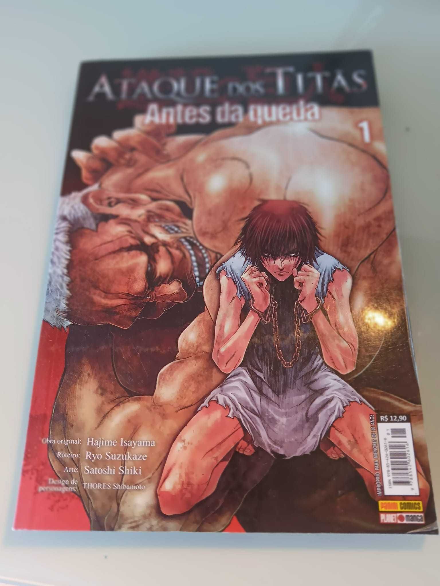 Vários mangás brasileiros