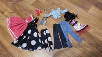 Barbie zestaw ubranek dla lalki handmade sukienki spodnie ubranka