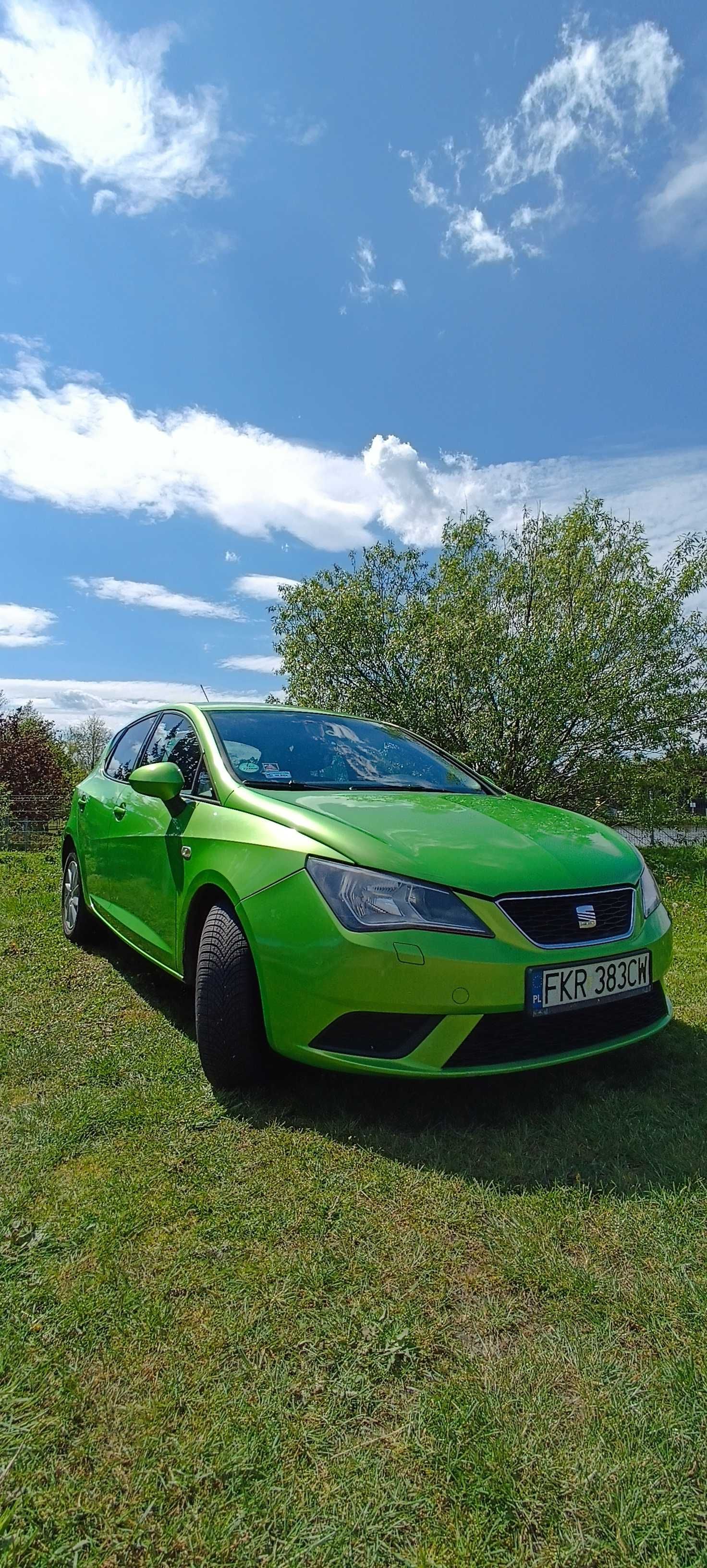 Sprzedam zieloną perłę: SEAT IBIZA 1.2 BENZYNA 2012