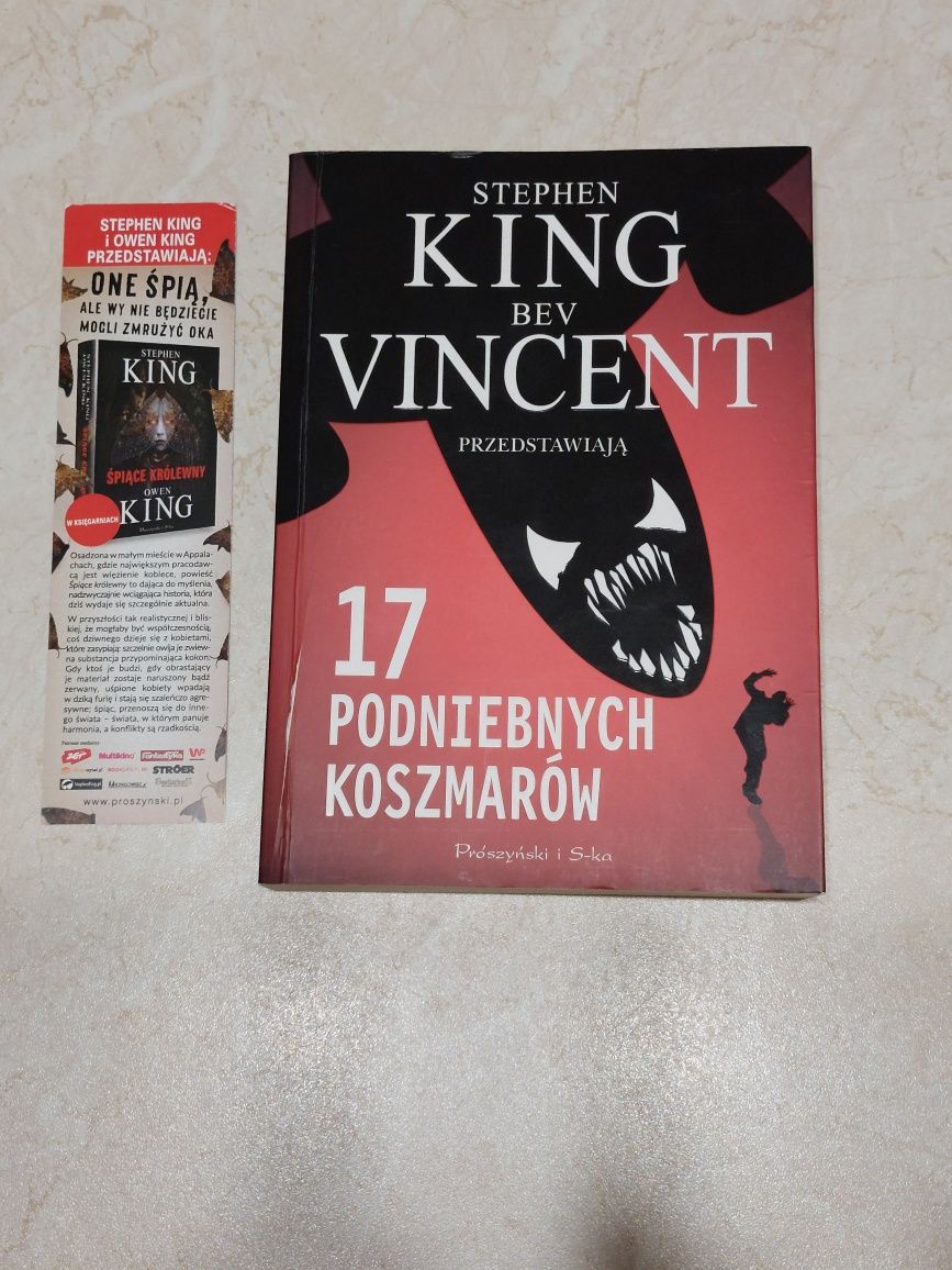 Książka 17 podniebnych koszmarów Stephen King, Bev Vincent i inni