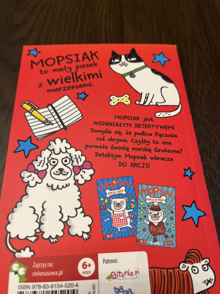 Książka Mopsiak jest detektywem Pamela Butchart