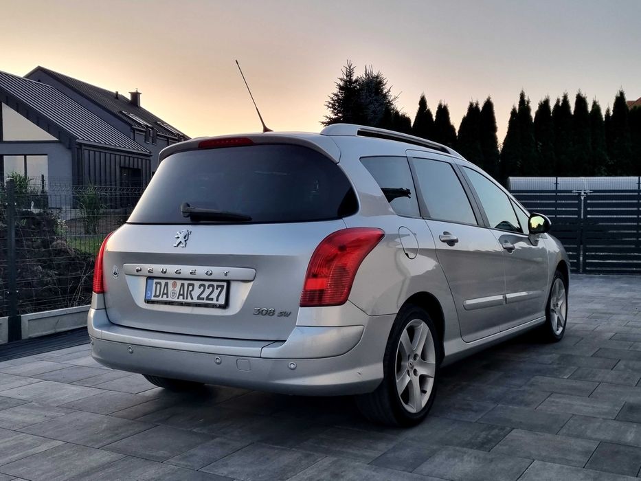 Peugeot 308/2.0HDI/136KM/Automat/7os./Skóra/Tempomat/z Niemiec