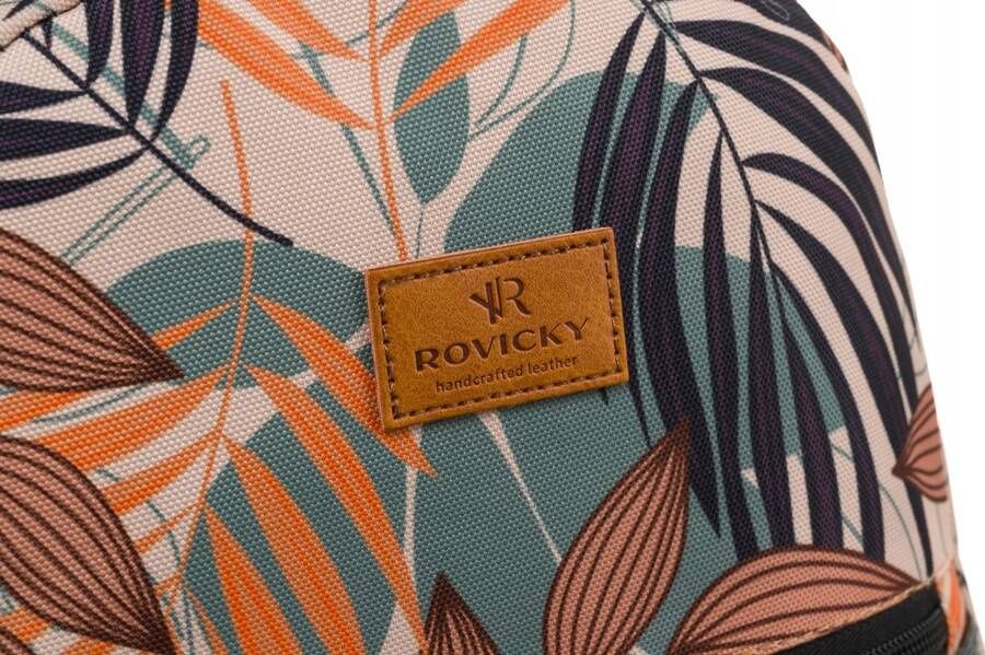wzorzysty, miejski plecak damski - rovicky