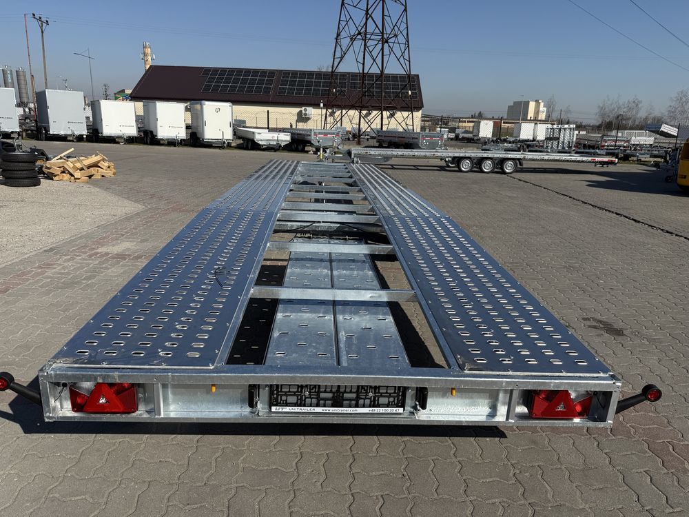 Laweta trzyosiowa na 2 Auta Temared Car 8.5x2.1 o DMC:3.5T LOHRY ALU