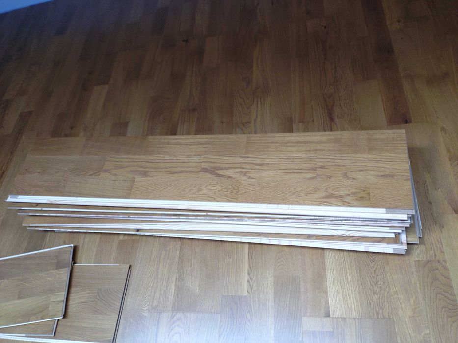 Podłoga drewniana deska trójwarstwowa Dąb gold 4.8m2