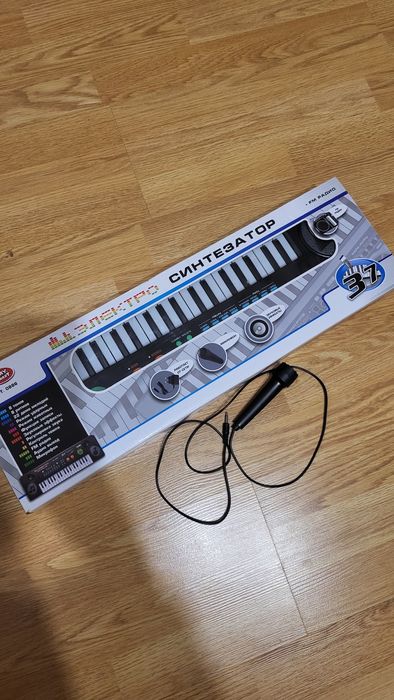 Синтезатор + мікрофон, піаніно дитяче