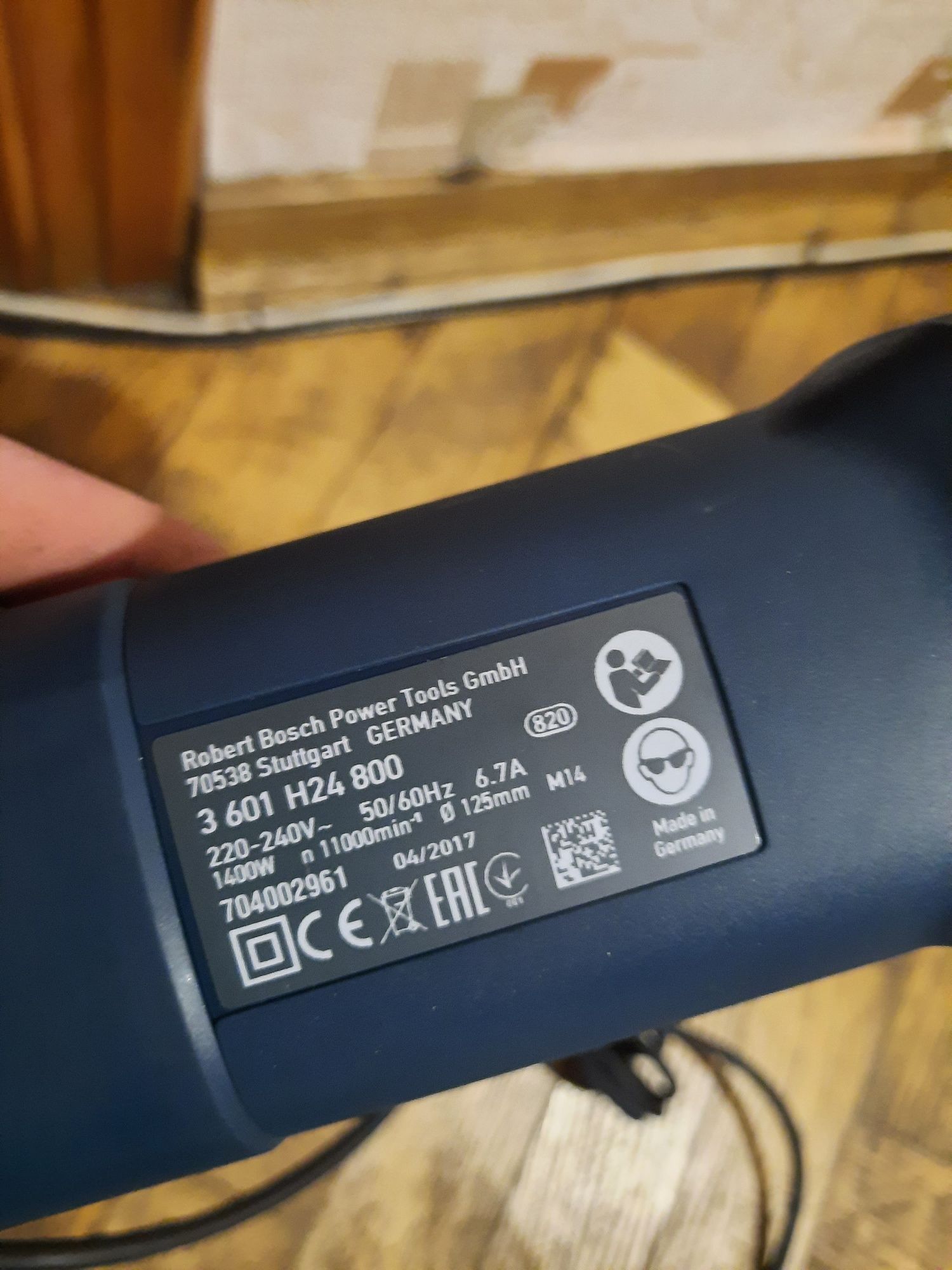 Нова,made in Germany!!Болгарка Bosch GWS 1400,1400вт,круг 125мм