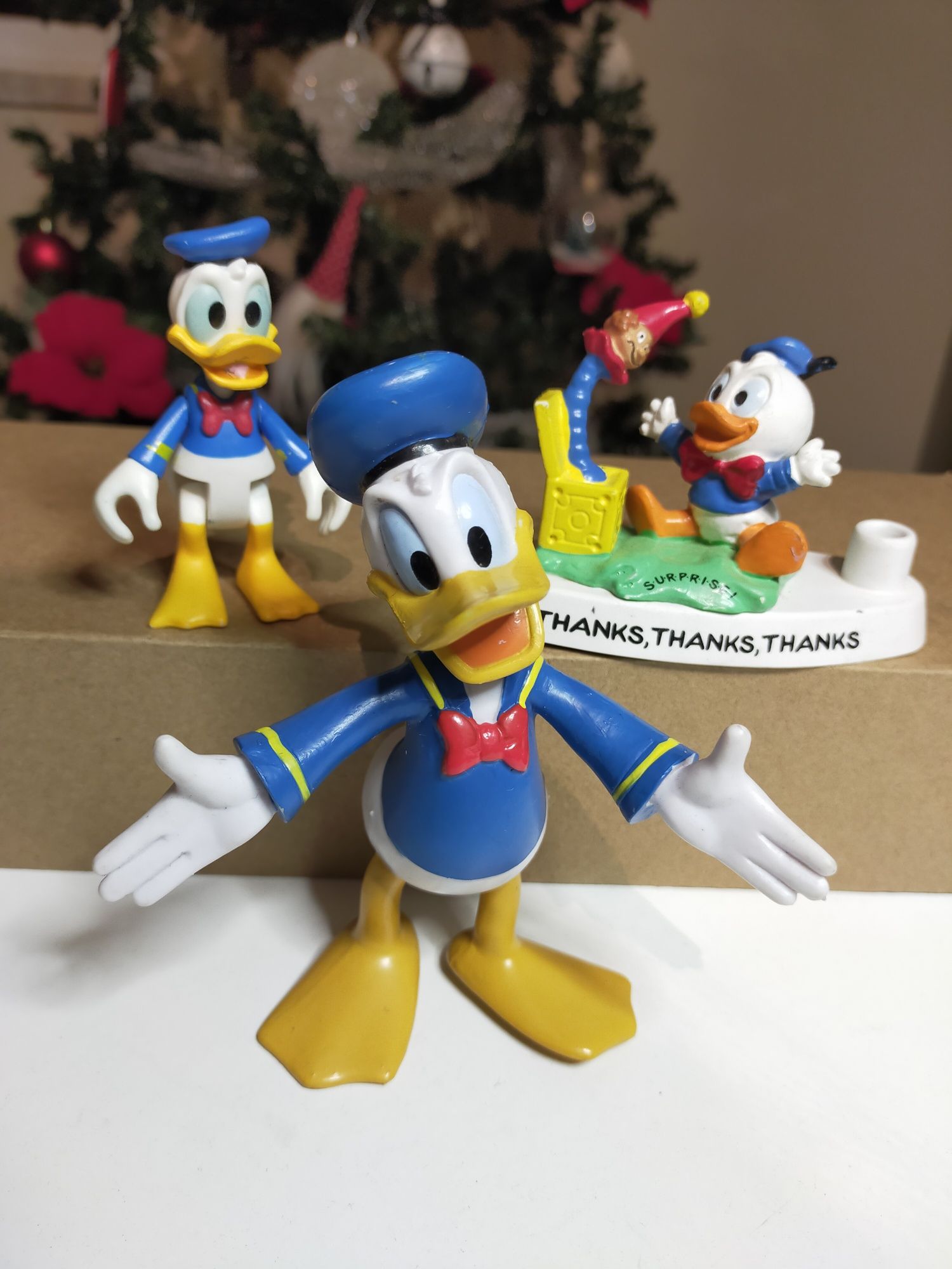 Lote de 3 figuras Donald coleção Disney