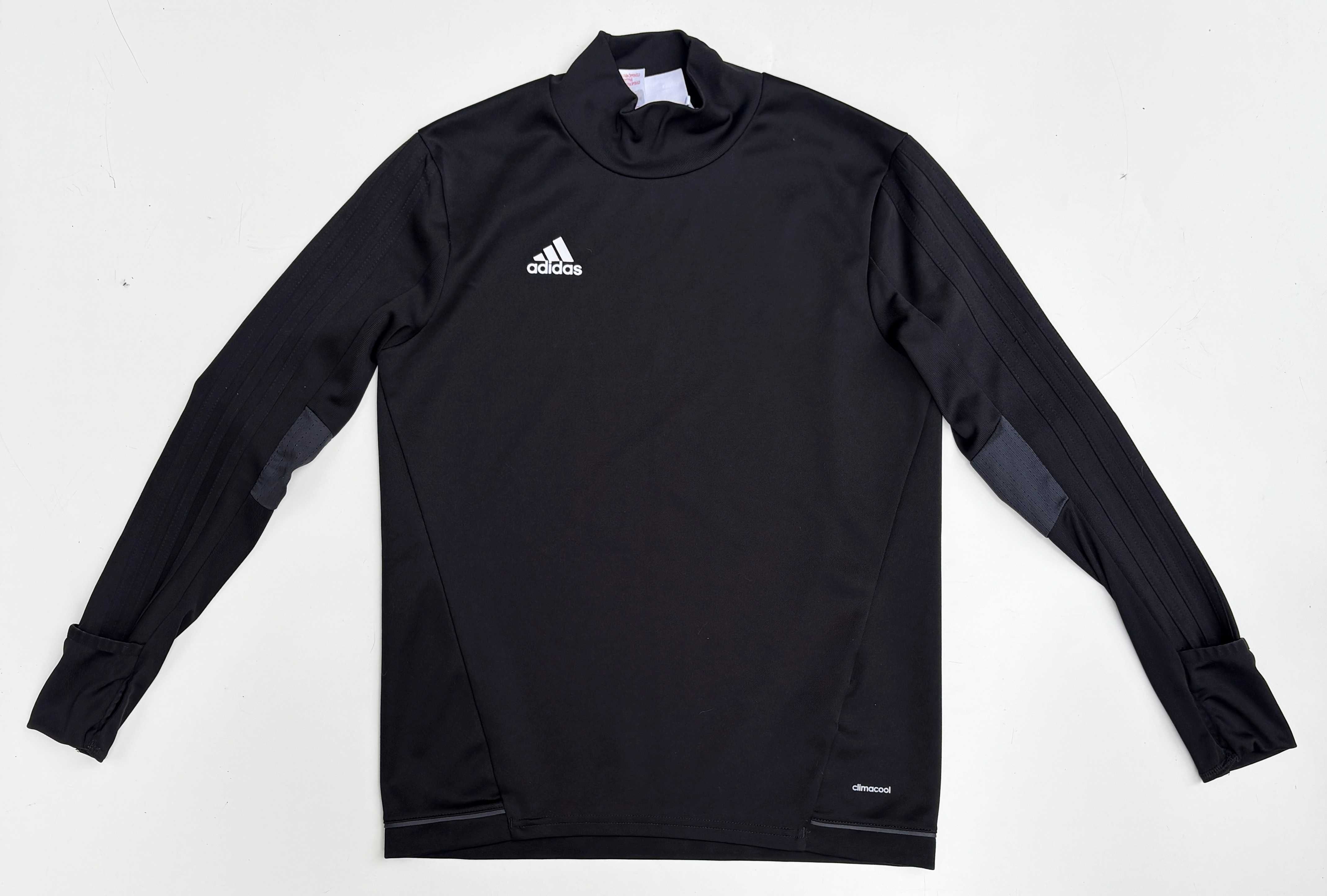 Bluza Czarna Adidas 152 cm 11 12 lat Sportowa Czerń