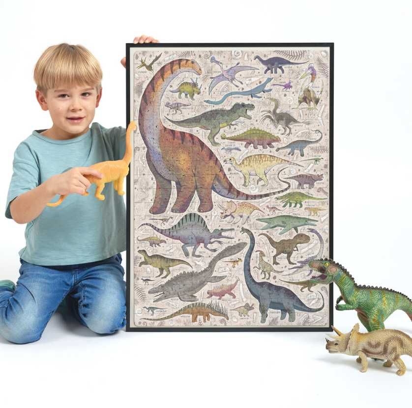 CZUCZU PUZZLOVE Dinozaury 200 elementów czu czu