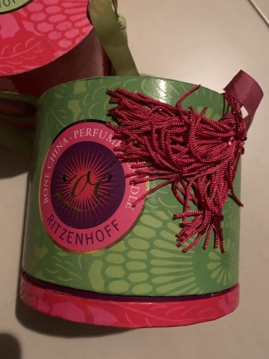 Vela decorativa em vaso de loica Ritzenhoff