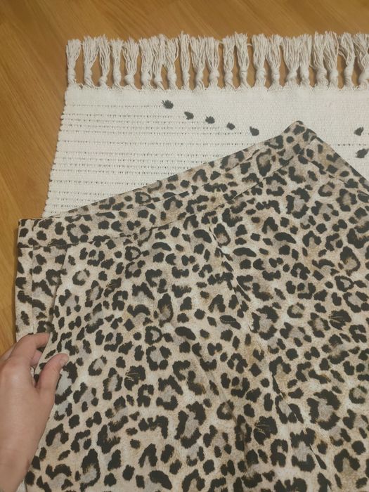 Брюки штани палаццо у леопардовий принт