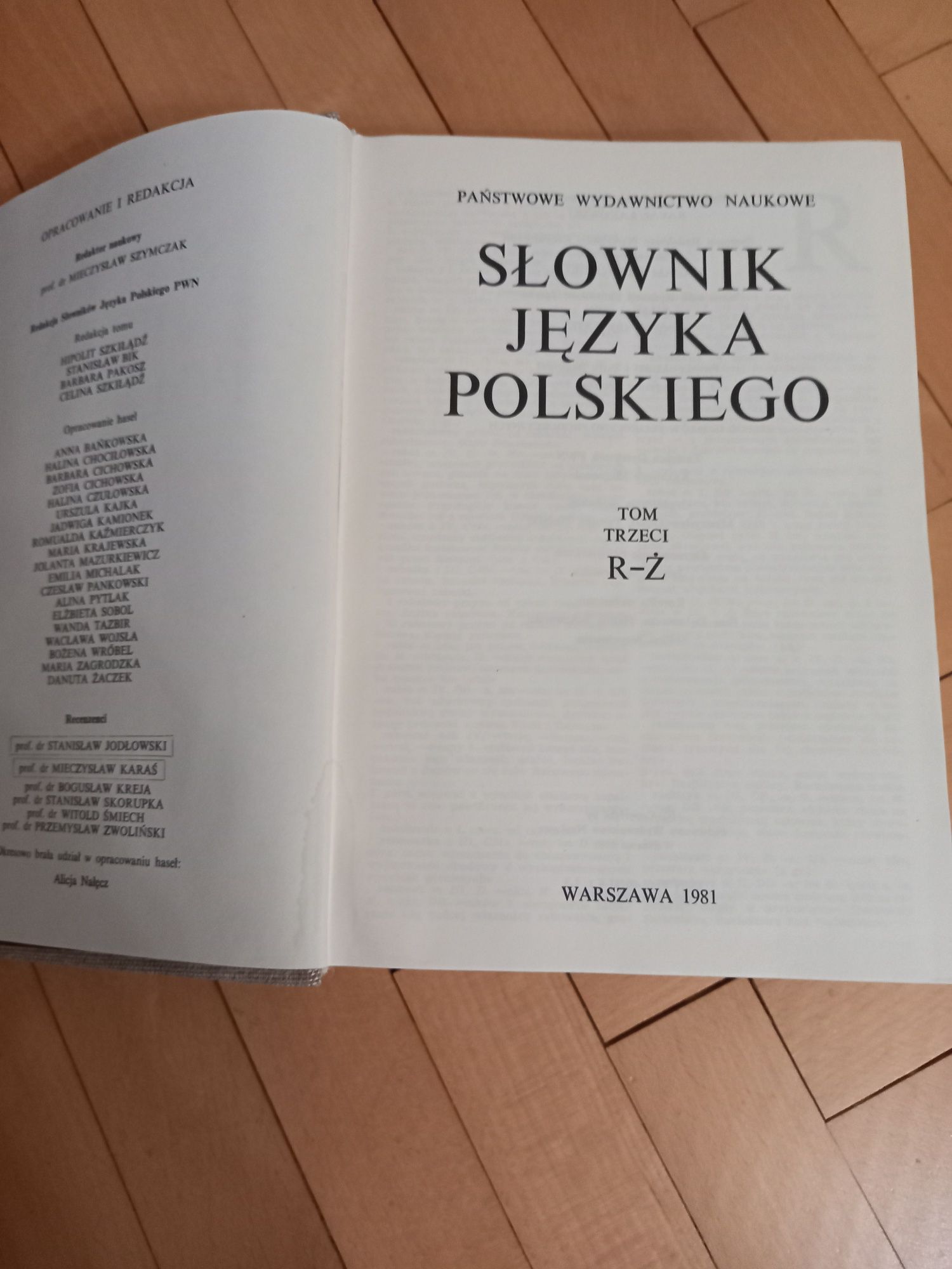 Słownik języka polskiego 3 tomy