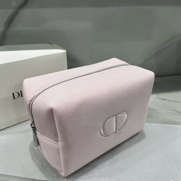Косметичка Dior рожева