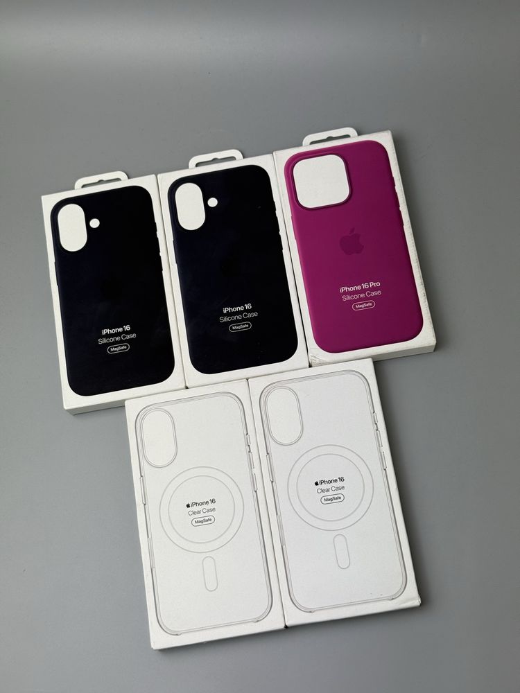 Оригінальні нові запаковані чохли Apple iPhone 16 / iPhone 16 Pro