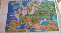 Mapa Europy w obrazkach NOWA na prezent