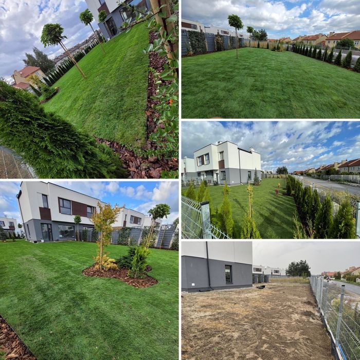 Glebogryzarka separacyjna Zakładanie Ogrodów Trawnika