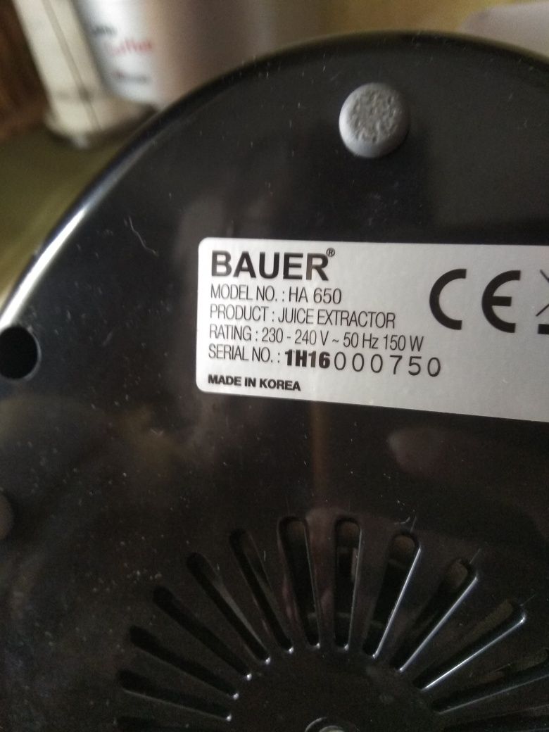 Продам соковижималку Bauer HA 650