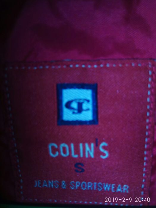 Куртка бордовая colin's демисезонная