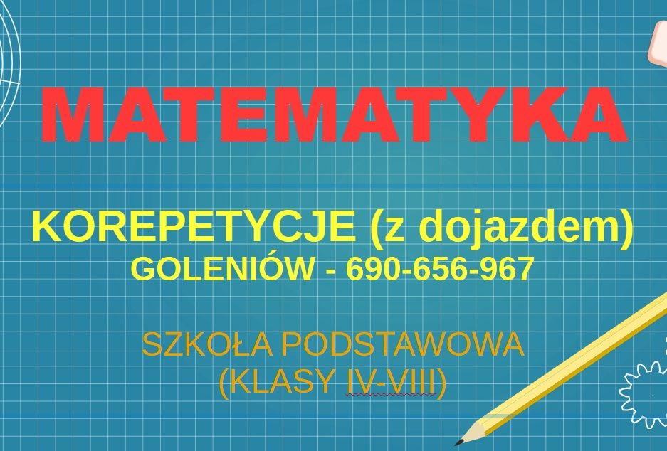 Korepetycje z matematyki - nauczyciel