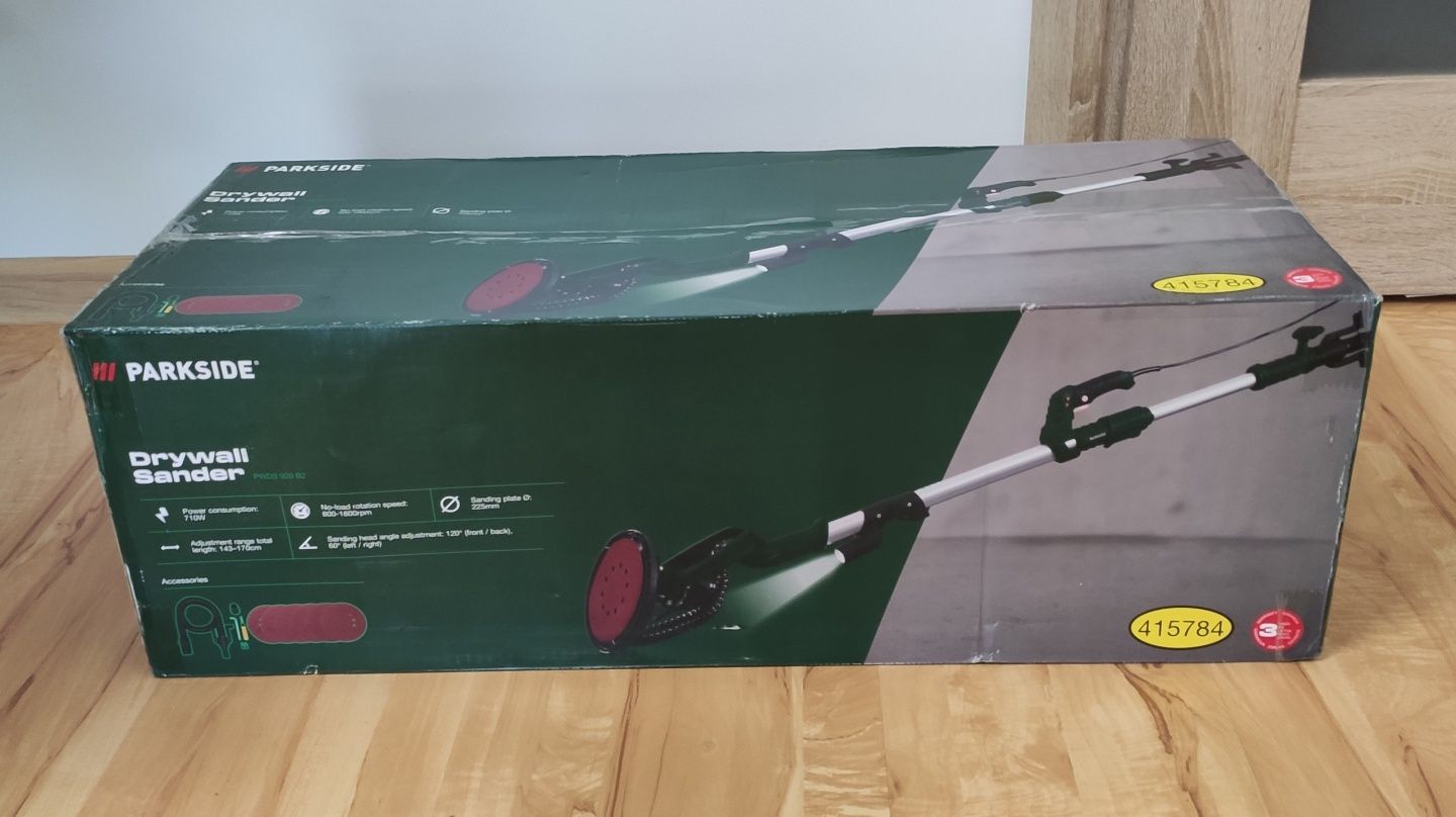 Szlifierka do ścian i sufitów NOWA PARKSIDE PWDS 920 C3W 710W
