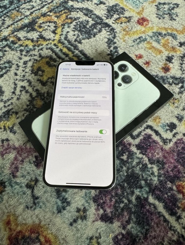 iPhone 13 Pro Max 256gb [niedziała latarka i tryb 0.5 w aparacie]