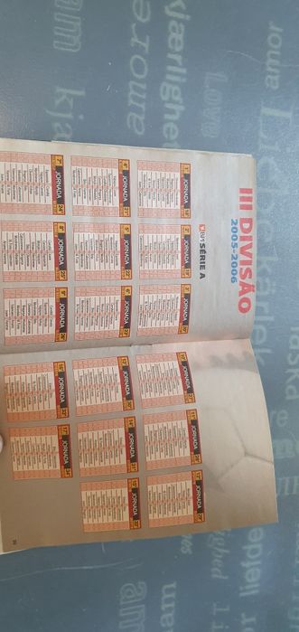 Calendário futebol