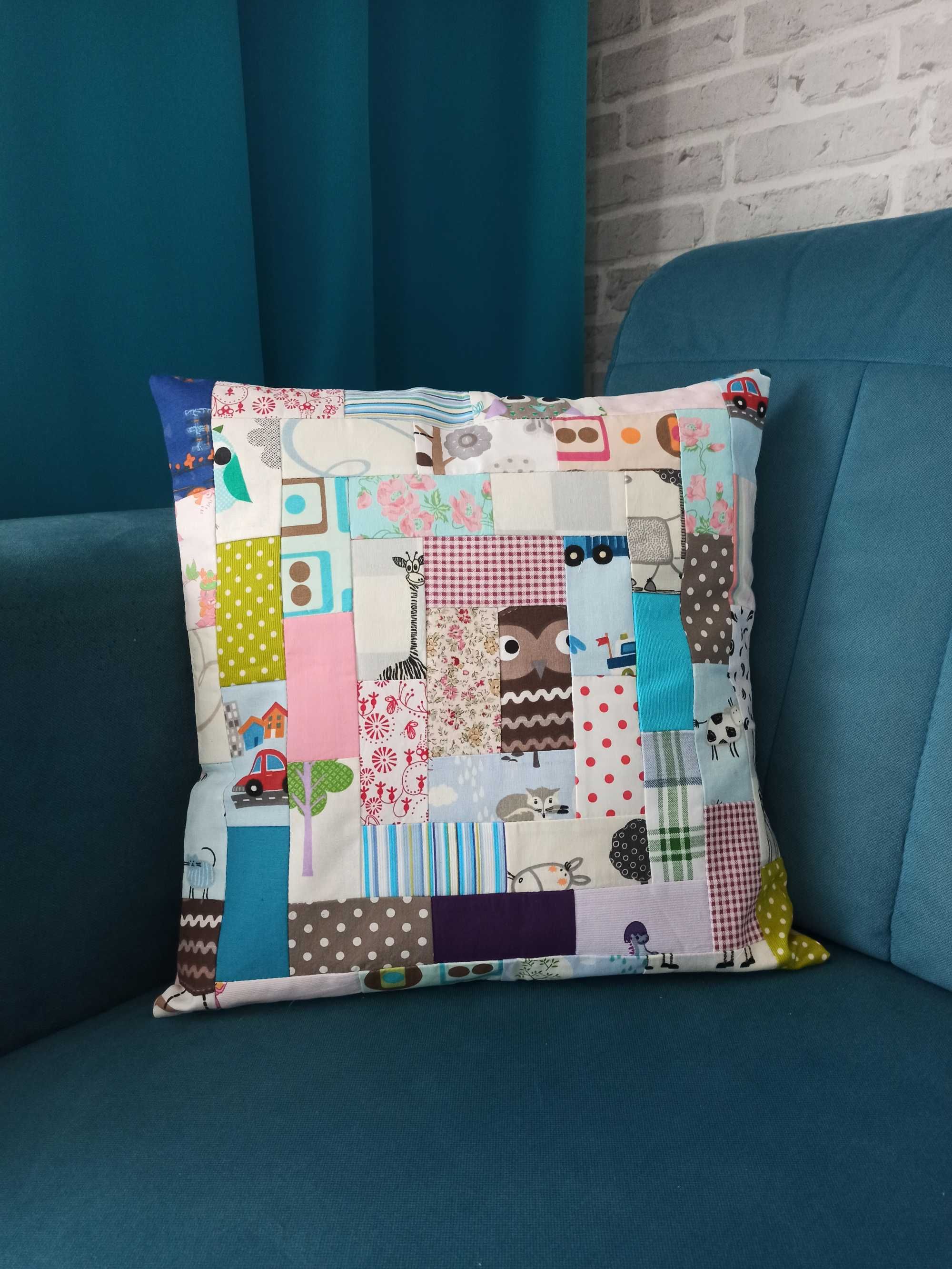 Poszewki na poduszkę jaśka patchwork dziecko