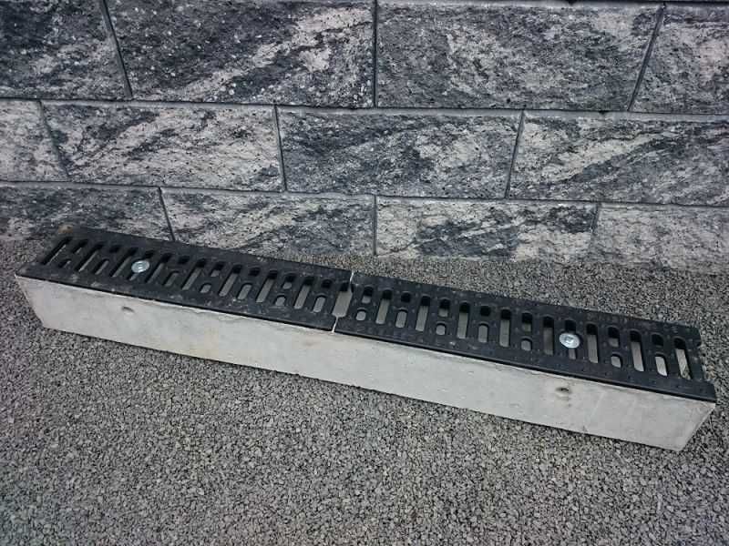 Korytko odwodnienie liniowe Light plastikowe do 1,5T kostka brukowa