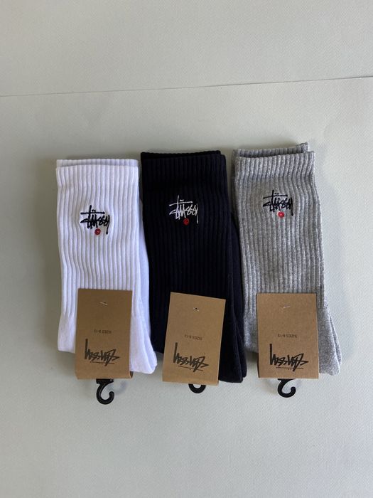 Шкарпетки Stussy носки socks stussy стусі високі стуси+стікери stussy